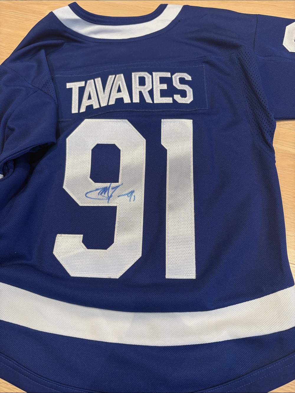 AUTOGRAPHED TAVERES #91 Toronto Maple Leafs